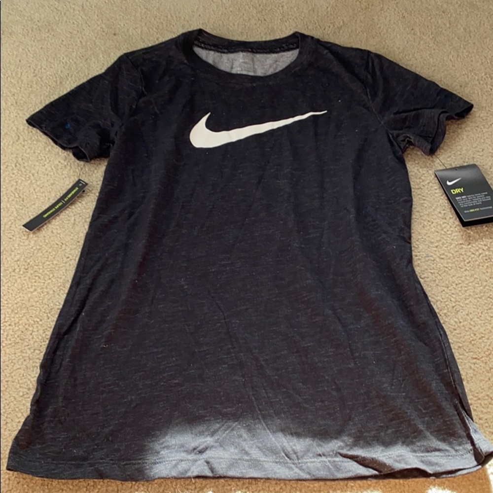 Dark Gray Nike Dry Fit T Shirt